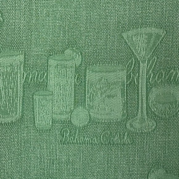 Tommy Bahama Hawaiian Camp Shirt Green M Silk Hula Dancer Bahama Colada EUC - Picture 9 of 11